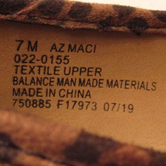 Arizona Jean Co Maci Leopard Print Ballet Flats Women's US Size 7M - Picture 7 of 8